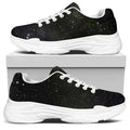 Dark Universe Galaxy Outer Space Print White Chunky Shoes