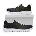 Dark Universe Galaxy Outer Space Print White Running Shoes