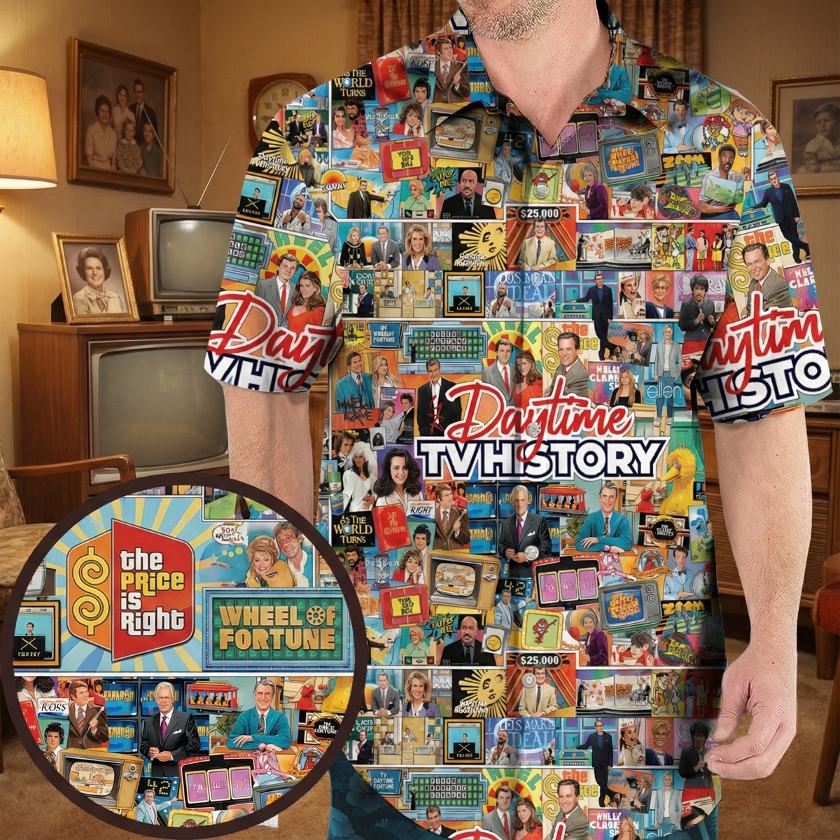 Daytime TV History Hawaiian Shirt