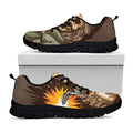 Dead Welder Print Black Running Shoes