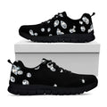 Diamond Gems Print Black Running Shoes