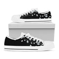 Diamond Gems Print White Low Top Sneakers