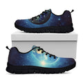 Earth And Space Print Black Running Shoes