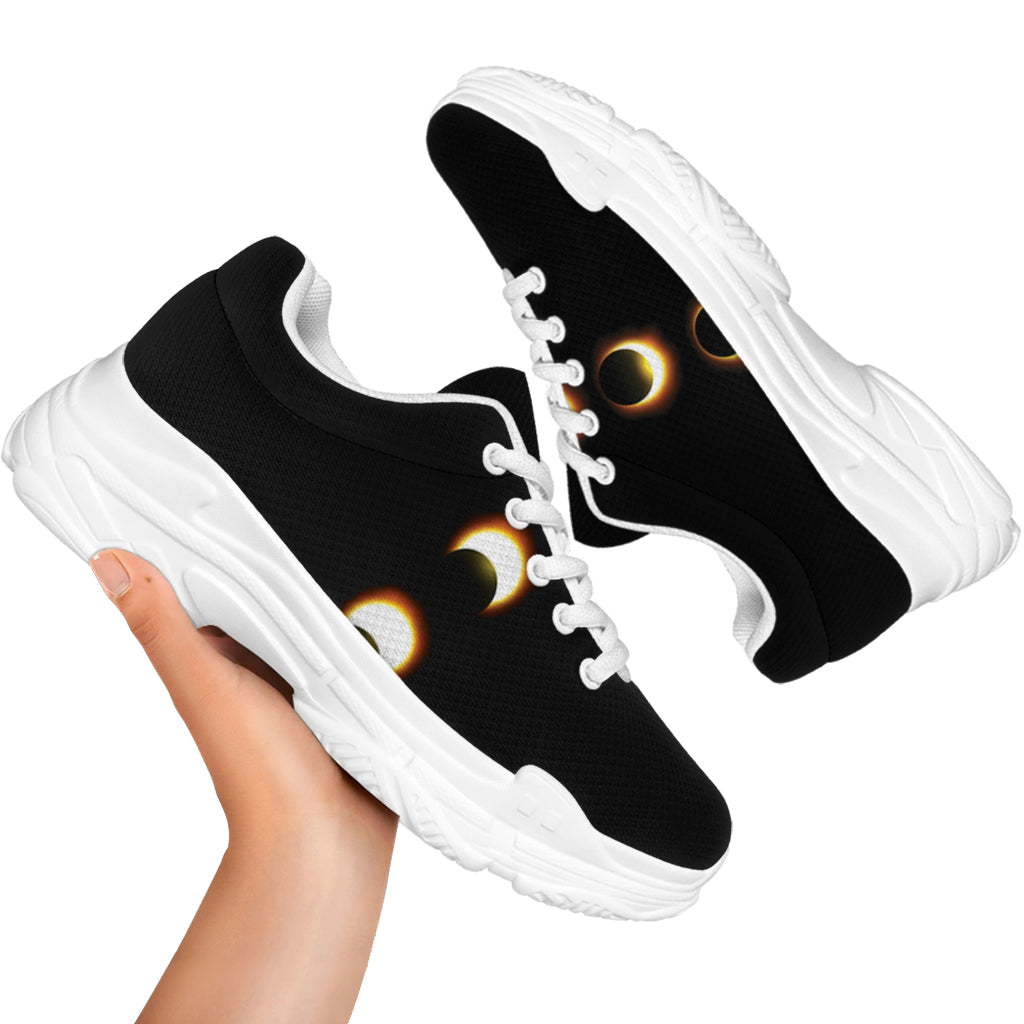 Eclipse Phases Print White Chunky Shoes