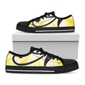 Eye Of Horus Symbol Print Black Low Top Sneakers