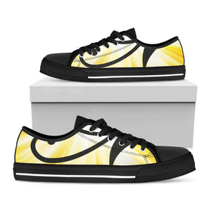 Eye Of Horus Symbol Print Black Low Top Sneakers
