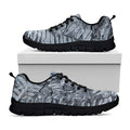 Fern Fossil Print Black Running Shoes