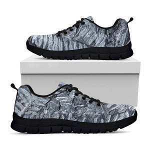Fern Fossil Print Black Running Shoes
