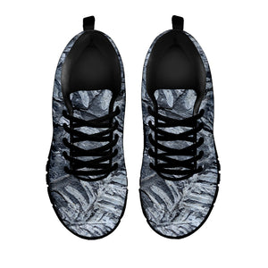 Fern Fossil Print Black Running Shoes