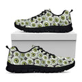 Frankenstein Eyeball Pattern Print Black Running Shoes