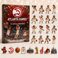 Atlanta Hawks Christmas Advent Calendar Xmas Eve Countdown Best Gifts For Basketball Fans