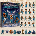 Charlotte Hornets Christmas Advent Calendar Xmas Eve Countdown Best Gifts For Fans