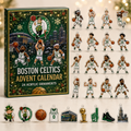 Boston Celtics Christmas Advent Calendar Xmas Calendar Decor Christmas Gifts For Fans