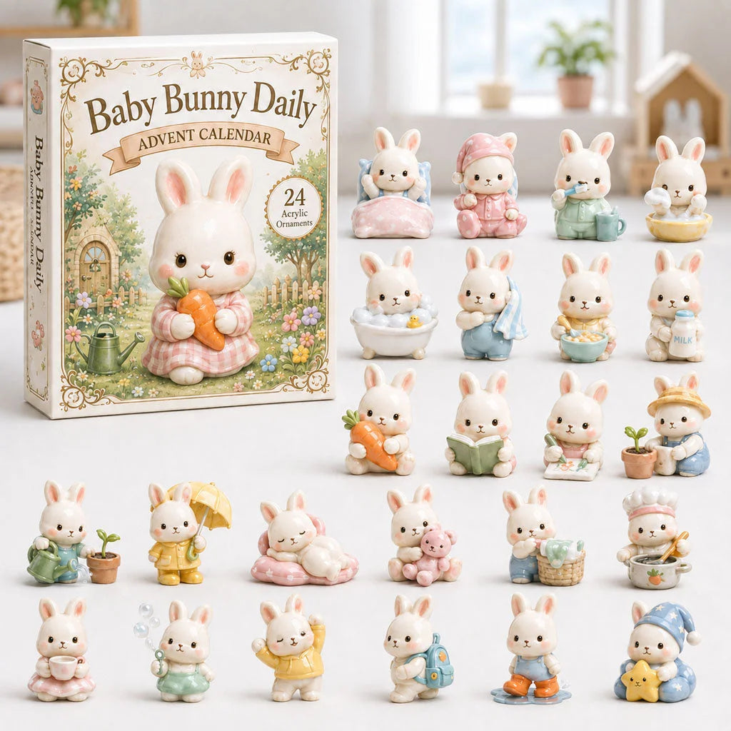 Bunny Daily Advent Calendar 2026 24 Day Festive Countdown Unique Gifts For Bunny Lovers
