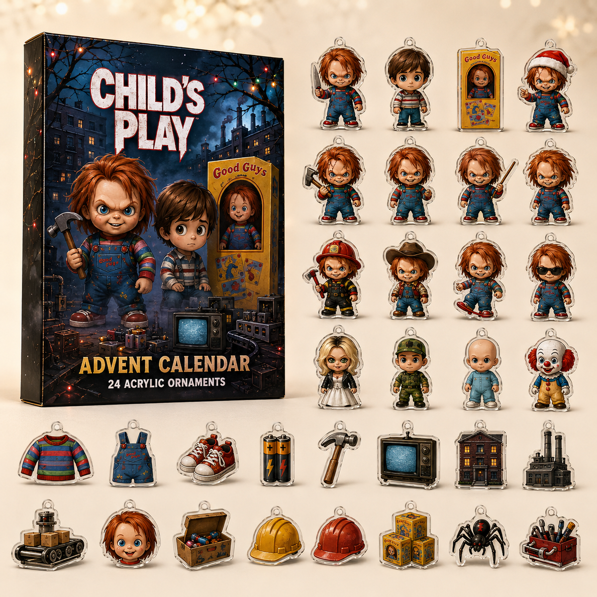Child_s Play Chucky Advent Calendar Halloween Advent Calendar Best Gifts For Chucky Lovers