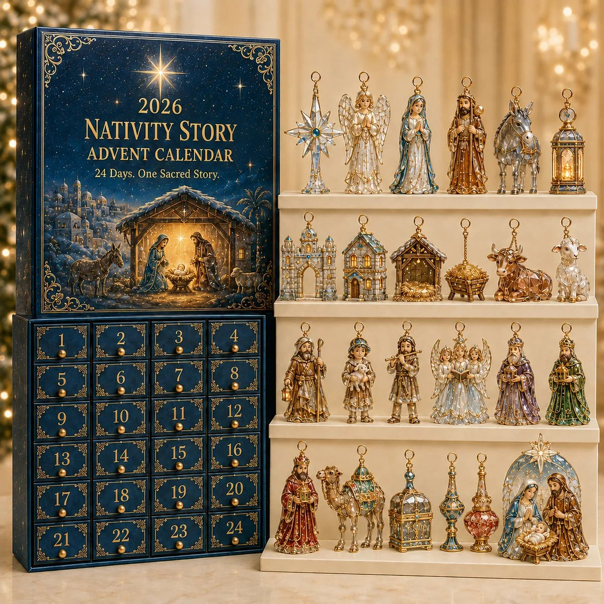 2026 Nativity Story Christmas Advent Calendar Xmas Calendar Countdown Best Xmas Gifts For Christians