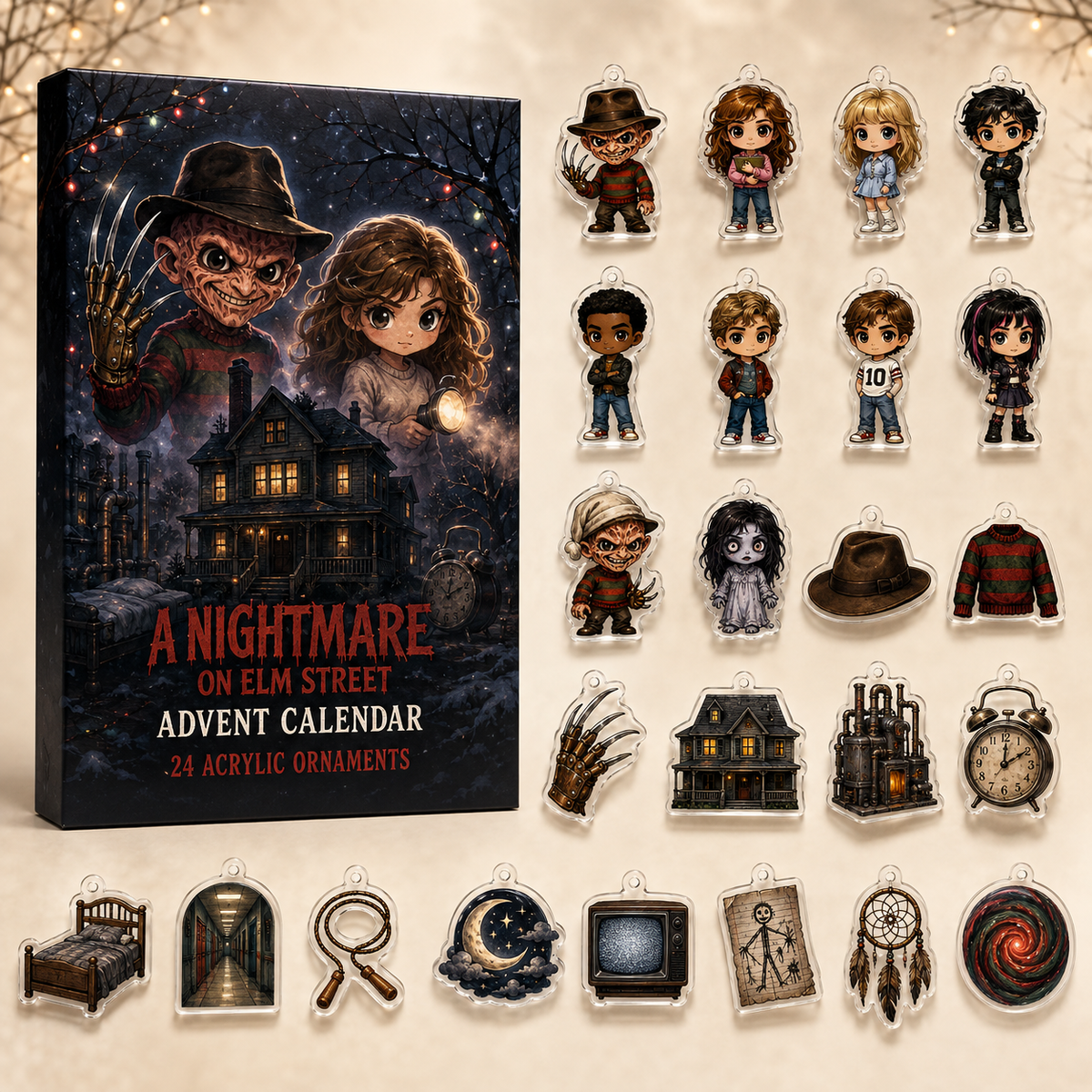 A Nightmare On Elm Street Advent Calendar Halloween Advent Calendar Best Gifts For Movie Fans