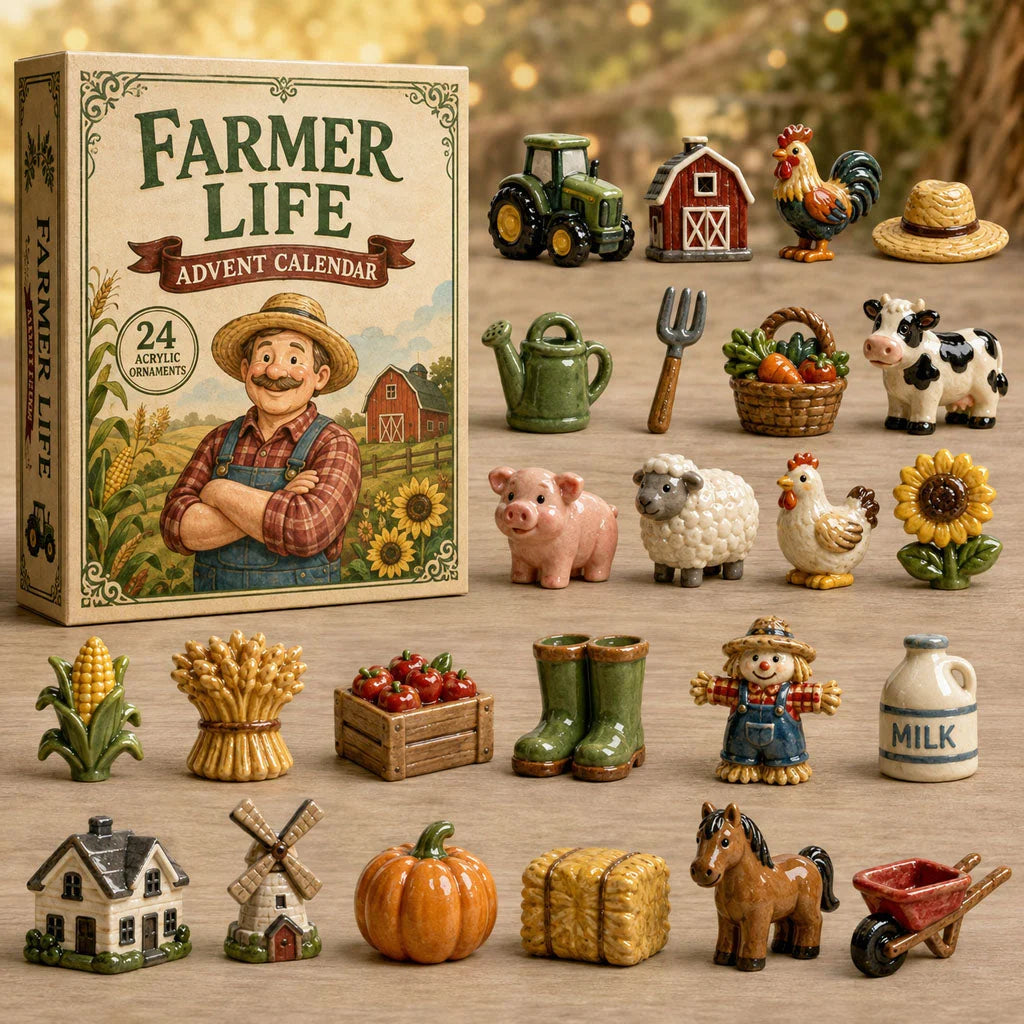 Farmer Life Advent Calendar 2026 Thanksgiving Home Decor Best Gifts For Farmers