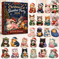 Cat Slumber Party Advent Calendar 2026 Christmas Countdown Decor Xmas Gifts For Cat Lovers