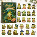 Tropical Frog Advent Calendar 2026 Cute Home Decor Best Gifts For Frog Lovers