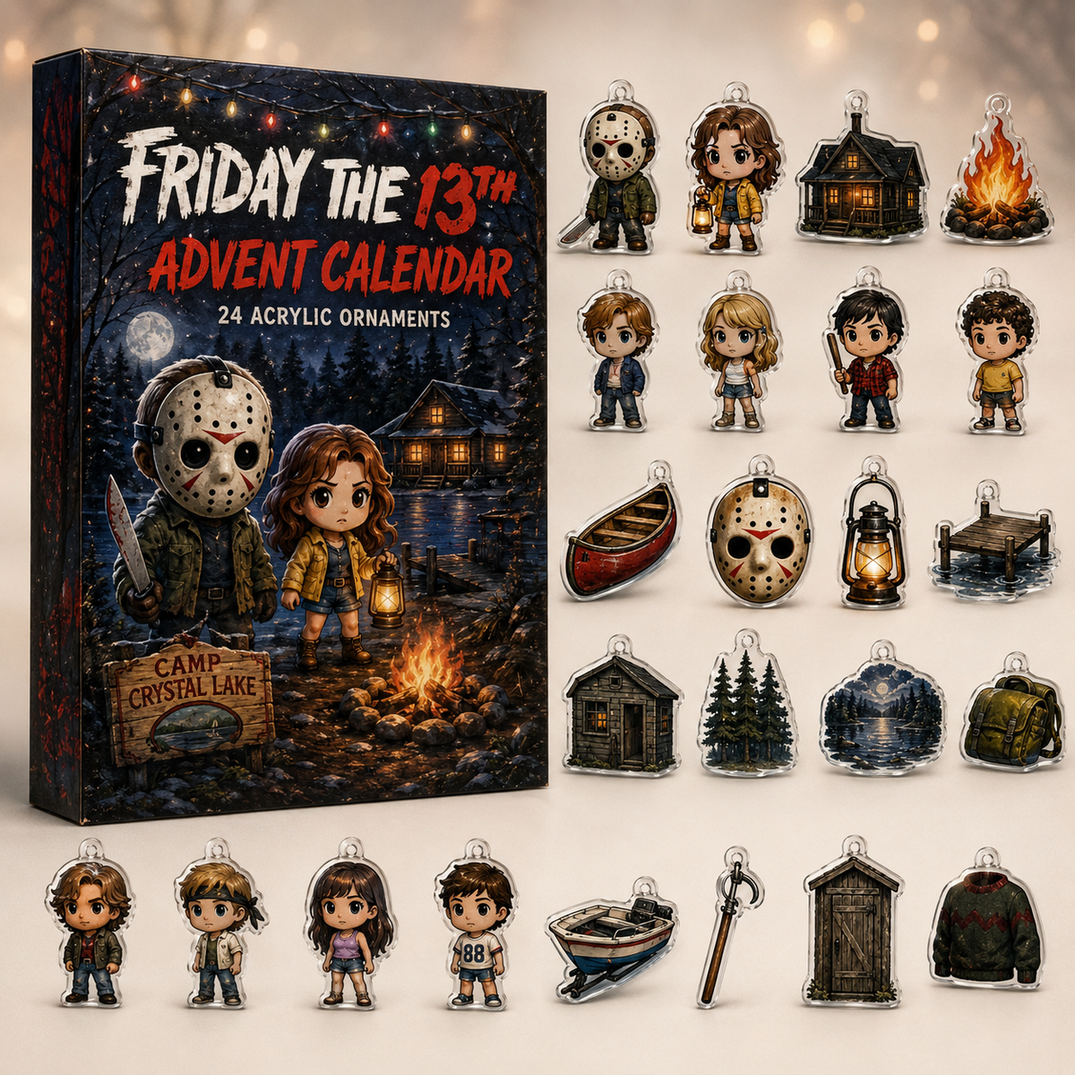 Friday The 13th Advent Calendar Christmas Eve Countdown Xmas Gifts For Brother
