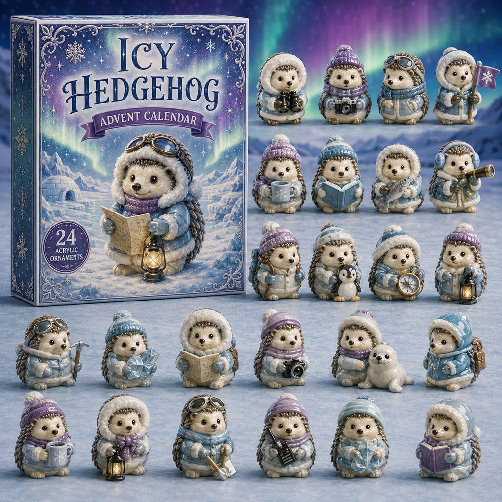 Icy Hedgehog Advent Calendar 2026 Christmas Day Countdown Best Gifts For Xmas