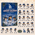 Los Angeles Dodgers Xmas Advent Calendar Christmas Eve Countdown Gifts For Fans