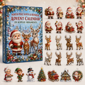 North Pole Santa N Reindeer Christmas Advent Calendar Xmas Advent Calendar Best Holiday Gifts