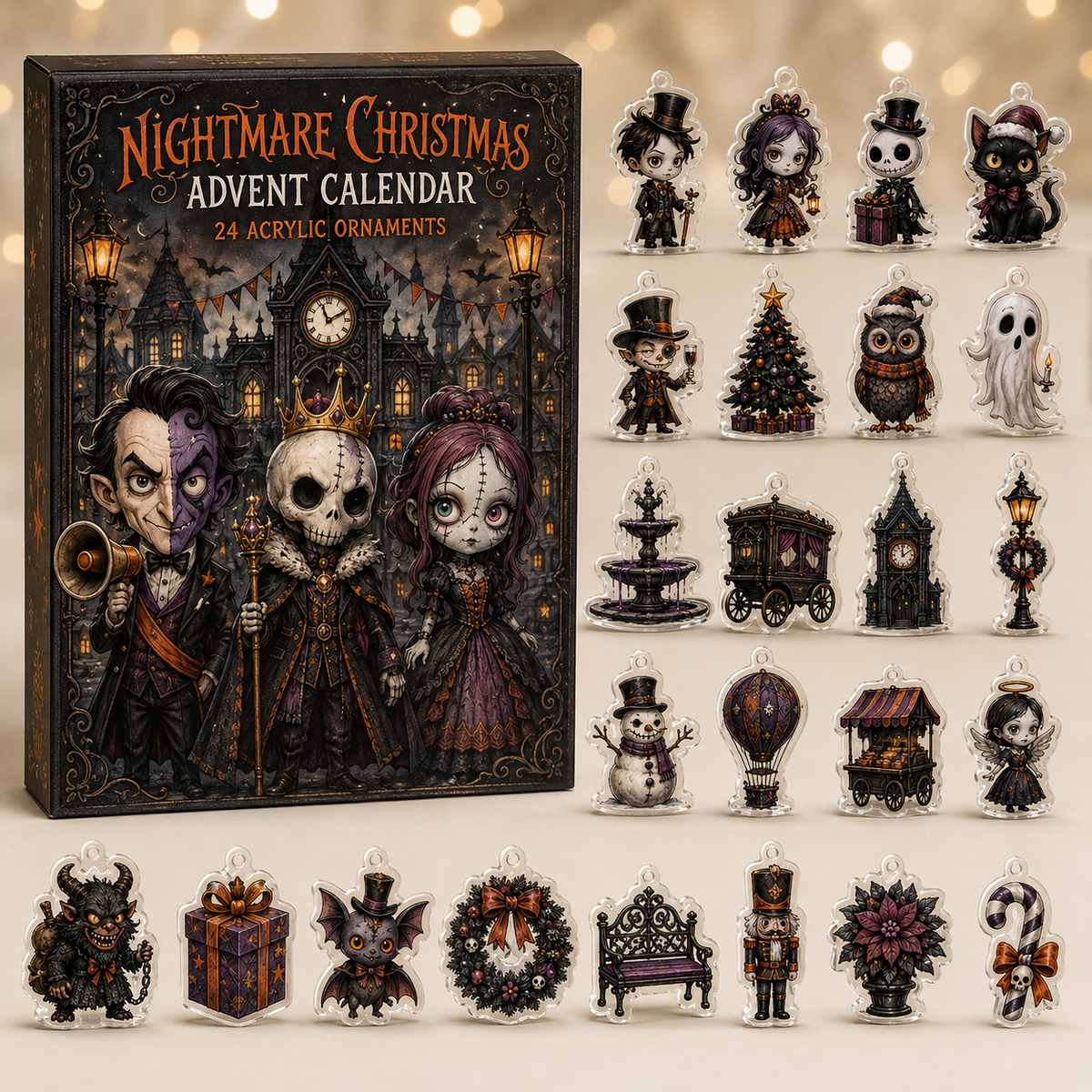 Nightmare Christmas Advent Calendar Halloween Decorations Best Gifts For Boyfriend