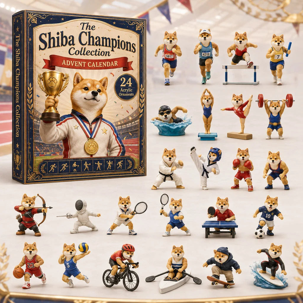 Shiba Champions Sports Advent Calendar 2026 24 Days Countdown Best Gifts For Shiba Lovers