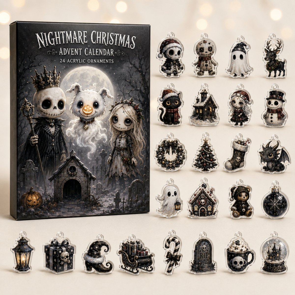 Nightmare Christmas Advent Calendar Spooky Season Decorations Best Gifts For Horror Lovers