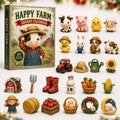Happy Farm Advent Calendar 2026 Thanksgiving Home Decor Best Gifts For Farmers