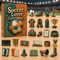 Soccer Theme Orange Advent Calendar 2026 Festive Home Decor Best Gifts For Soccer Lovers