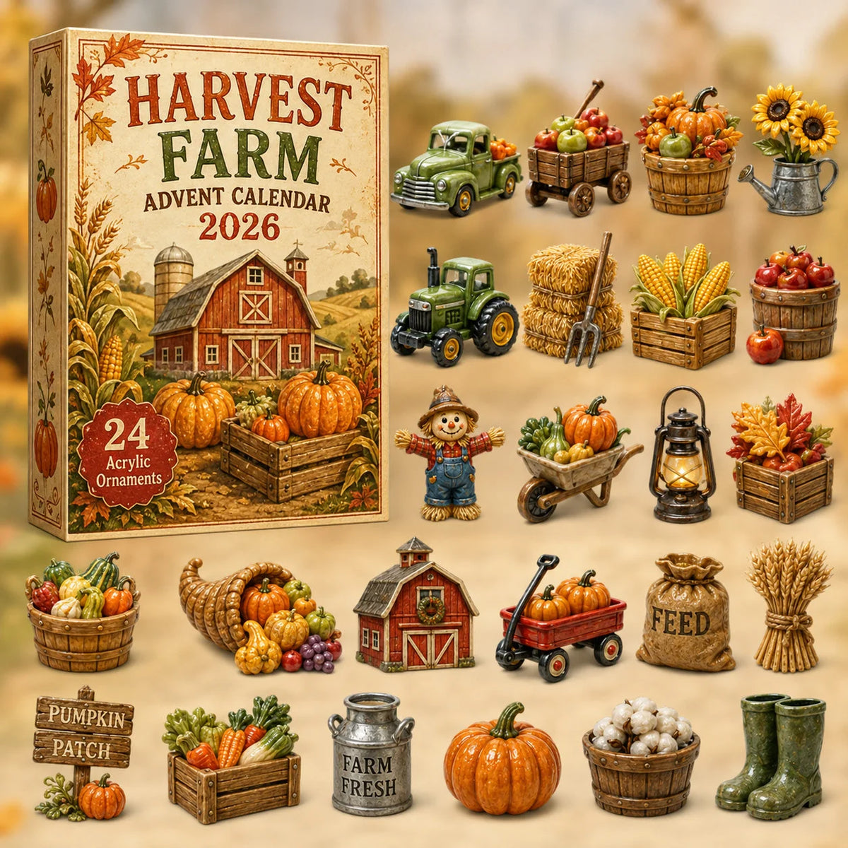 Harvest Farm Advent Calendar 2026 24 Day Festive Countdown Best Gifts For Thanksgiving
