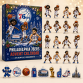 Philadelphia 76ers Christmas Advent Calendar Xmas Countdown Xmas Gifts For Fans
