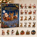 Flying Sleigh Santa Reinder Christmas Advent Calendar Xmas Advent Calendar Gifts For Son