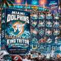 King Triton X Miami Dolphins Advent Calendar 2026 Christmas Countdown Gift For NFL Fans