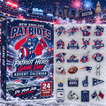 New England Patriots X Captain America Advent Calendar 2026 Football Holiday Gift For NFL Fans
