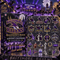 Baltimore Ravens X Maleficent Team Spirit Advent Calendar 2026 Holiday Surprise For Ravens Fans
