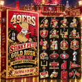 San Francisco 49ers X Stinky Pete Gold Rush Advent Calendar 2026 Football Christmas Gift For Fans
