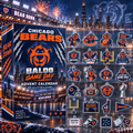 Chicago Bears X Baloo Football Advent Calendar 2026 Team Fan Christmas Present For Men And Women