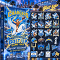 Los Angeles Chargers X Hercules And Pegasus Game Day Advent Calendar 2026 Team Spirit Christmas Gift
