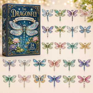 Celestial Dragonfly Advent Calendar 2026 Advent Ornament Calendar Gifts For Dragonfly Lovers