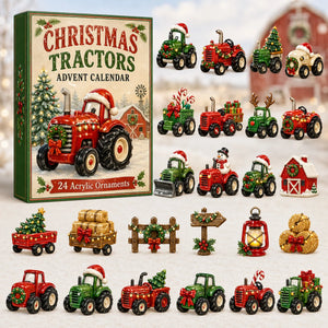 Christmas Farm Tractor Advent Calendar 2026 Christmas Eve Countdown Xmas Gifts For Farmers
