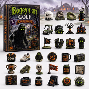 Halloween Bogeyman Golf Advent Calendar 2026 Halloween Decor Spooky Gifts For Golfers