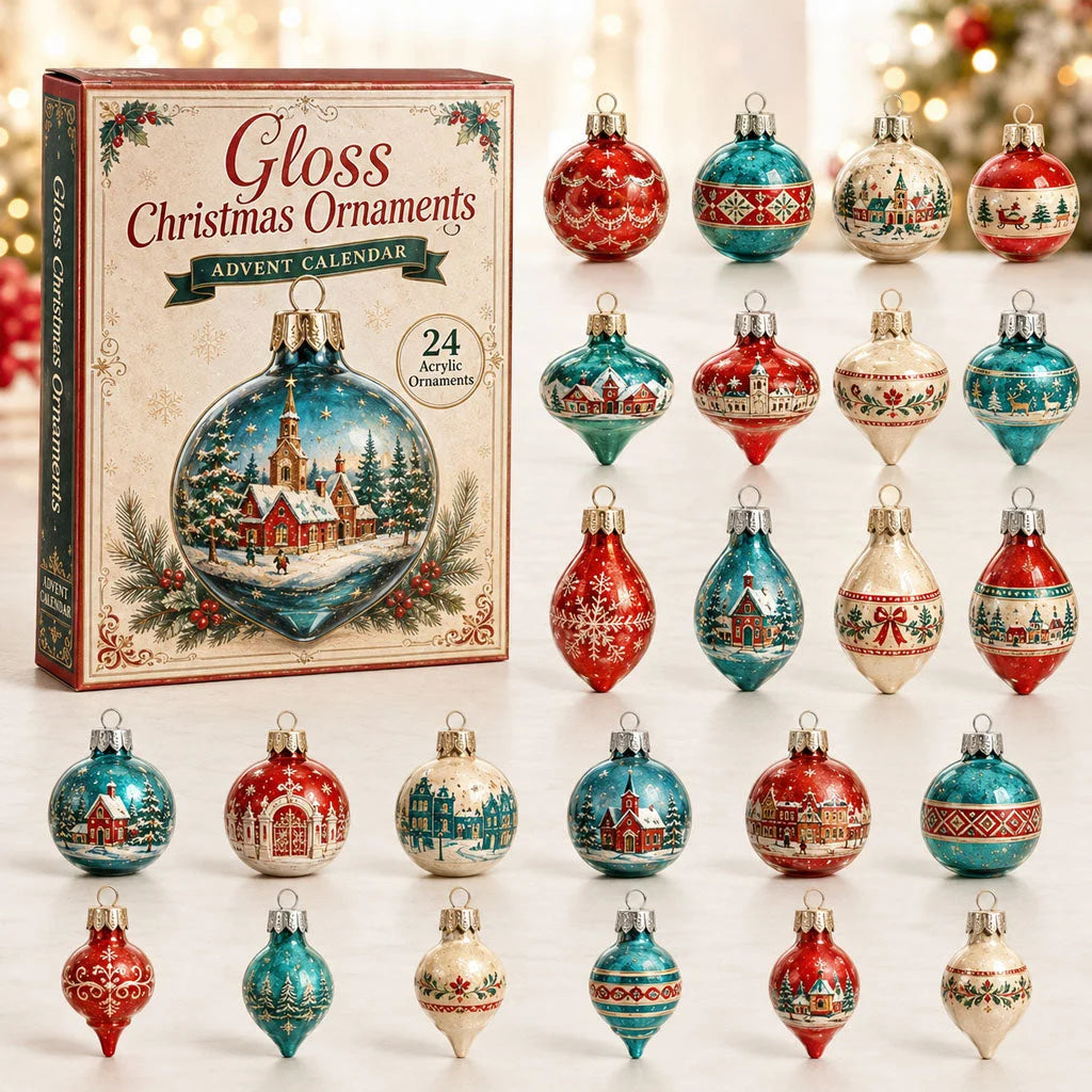 Gloss Chrismast Advent Calendar 2026 Xmas Home Decor Gifts For Christmas