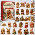 Christmas Cocker Spaniel Advent Calendar 2026 Xmas Decorations Dog Lover Gifts