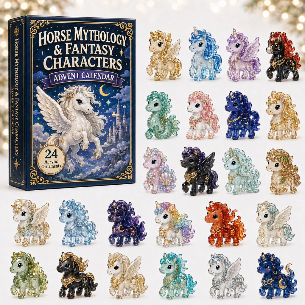 Horse Mythical Advent Calendar 2026 Advent Calendar Decoration Best Gifts For Unicorn Lovers