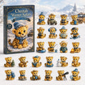 Cheetah Winter Safari Advent Calendar 2026 Xmas Countdown Christmas Gifts For Cheetah Lovers