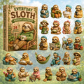 Everyday Sloth Advent Calendar 2026 24 Day Festive Countdown Gifts For Sloth Lovers